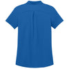 Port Authority Women's Strong Blue Plaited Pique Polo