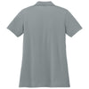 Port Authority Women's Light Sterling Grey Dry Zone Stain-Release Grid Polo