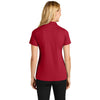 Port Authority Women's Rich Red Dry Zone Stain-Release Grid Polo