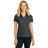 Port Authority Women's Seal Grey Dry Zone Stain-Release Grid Polo