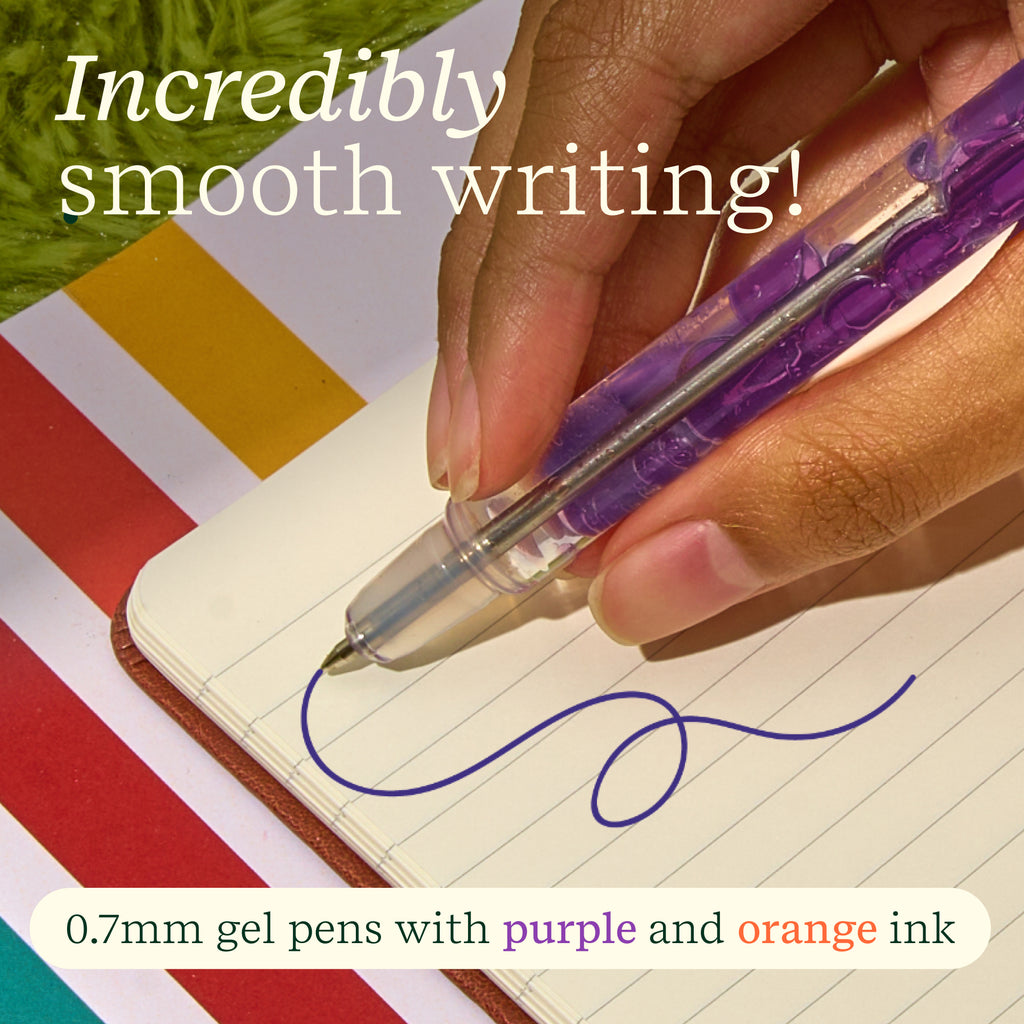 Lifelines Purple/Orange Scented Lava Pen Set - 2-pack