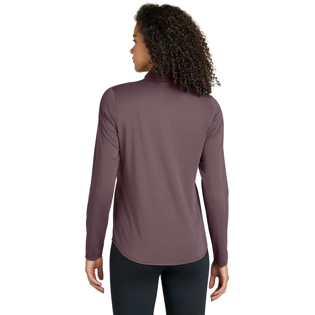 OGIO Women's Ashen Plum Regain 1/2-Zip