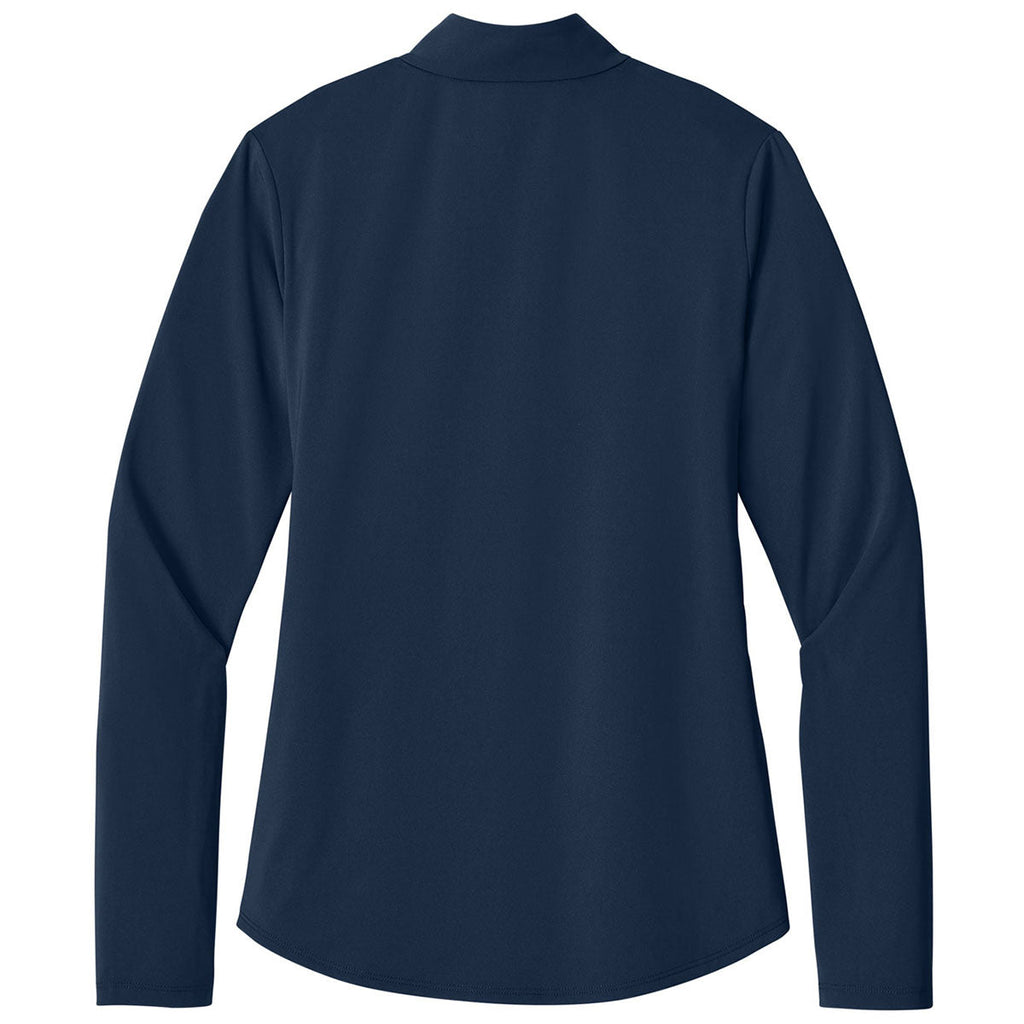 OGIO Women's River Blue Navy Regain 1/2-Zip