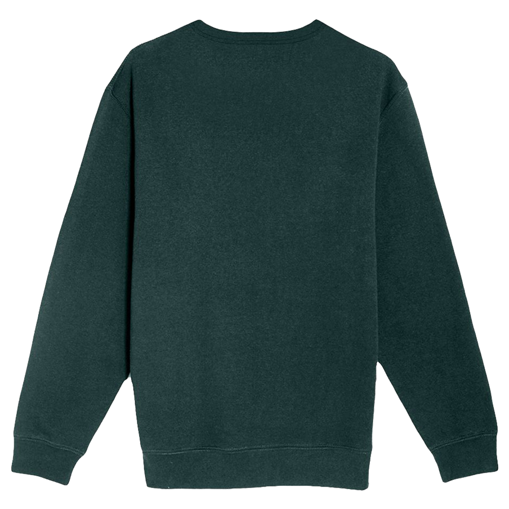 Lane Seven Unisex Sport Green Premium Crewneck Sweatshirt