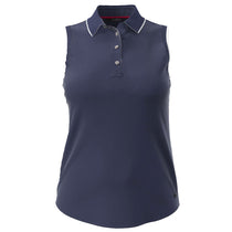 Greyson Women's Maltese Blue Sleeveless Scarlett Polo