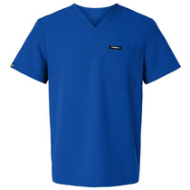 Jaanuu Men's Royal Blue Holmes Everyday 1-Pocket Scrub V-Neck Top