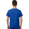 Jaanuu Men's Royal Blue Platt 3-Pocket Scrub V-Neck Top