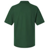 Harriton Men's Dark Green Maverick CVC Pique Polo