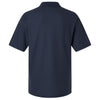 Harriton Men's Dark Navy Maverick CVC Pique Polo