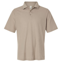 Harriton Men's Khaki Maverick CVC Pique Polo