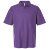 Harriton Men's Team Purple Maverick CVC Pique Polo
