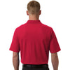 Harriton Men's Red Tall Maverick CVC Pique Polo