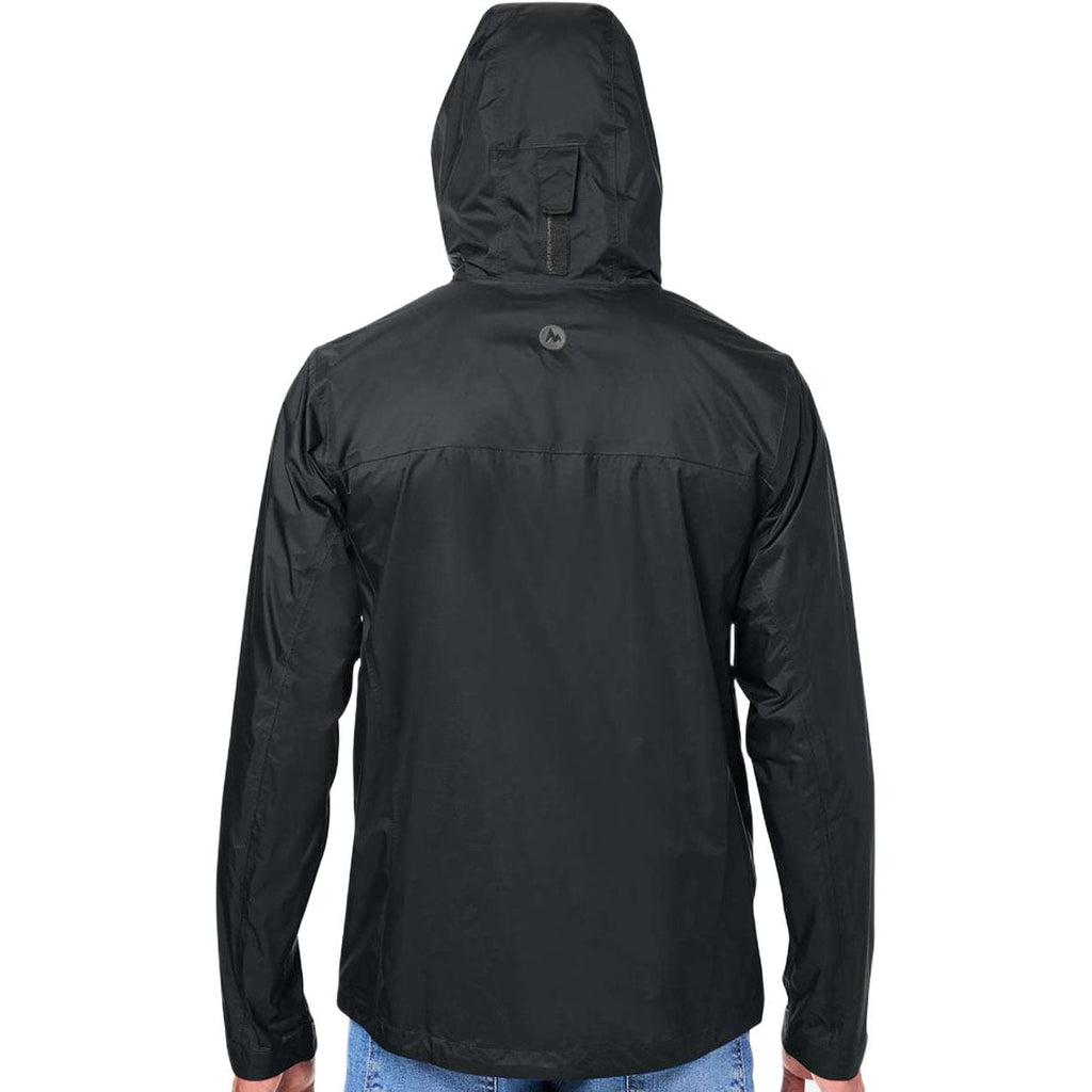 Marmot Men's Black PreCip Eco Packable Rain Jacket