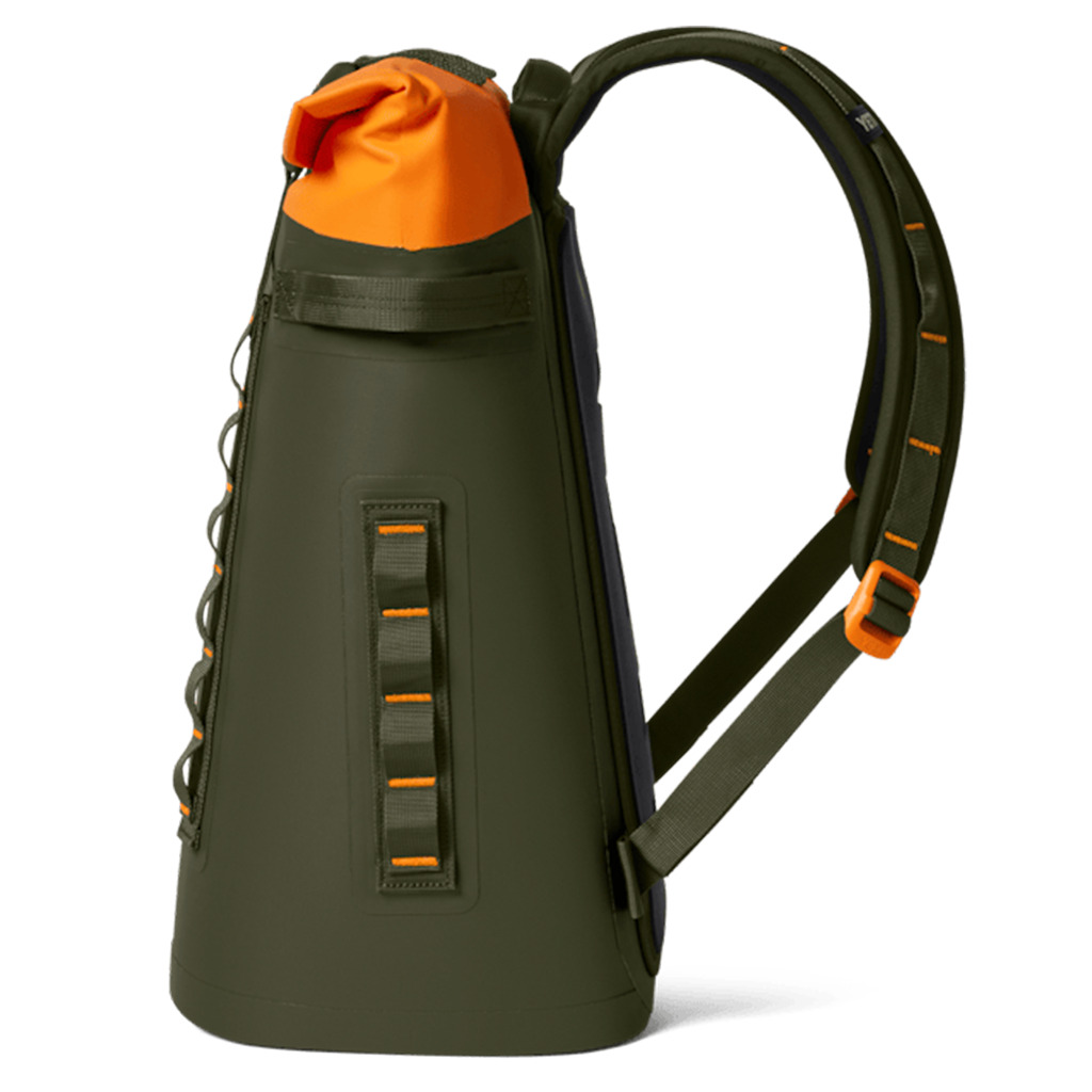 YETI Olive/King Crab Orange Hopper M20 Soft Backpack Cooler (Seasonal Color)