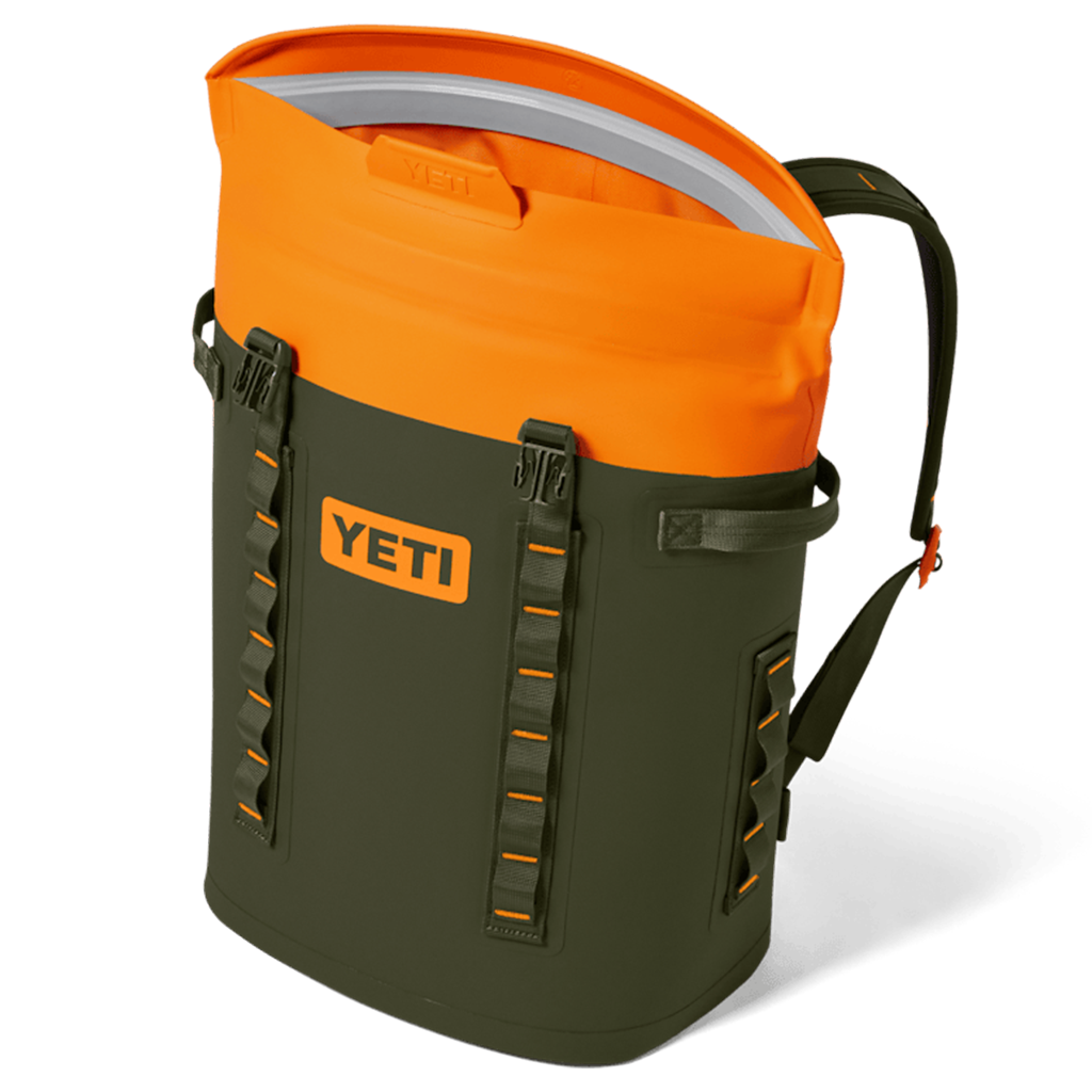 YETI Olive/King Crab Orange Hopper M20 Soft Backpack Cooler (Seasonal Color)