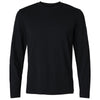 Jaanuu Men's Black RegenX Cotton Underscrub Long Sleeve T-Shirt