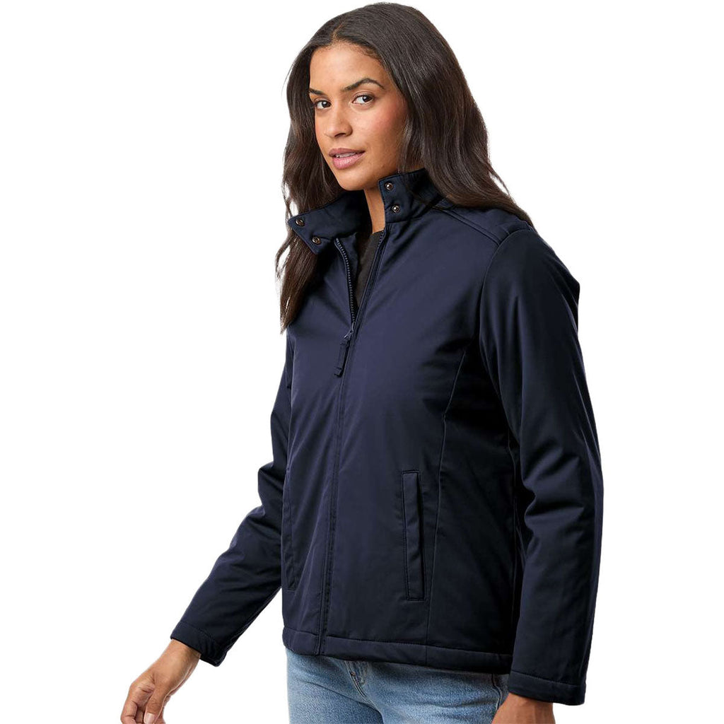 Harriton Women's Dark Navy Guardian Insulated Utility Jacket