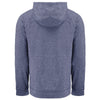 Cutter & Buck Men's Navy Blue Heather Adapt Knit Recycled Heathered Hooded Pullover