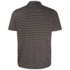 Cutter & Buck Men's Black/White Forge Eco Fine Line Stripe Stretch Recycled Polo