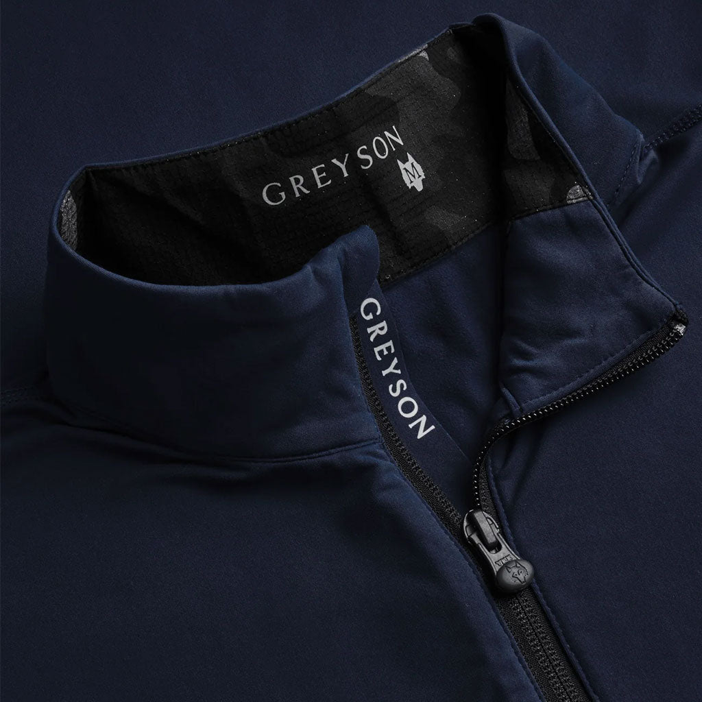 Greyson Men's Maltese Blue Tate Quarter Zip