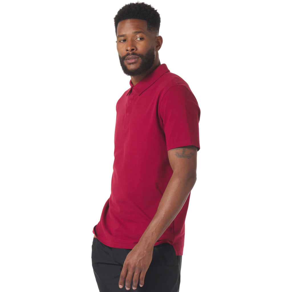 Glyder Men's Cardinal Eagle Pique Polo