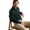Peter Millar Men's Pine Brook Autumn Crest Suede Trim Quarter-Zip