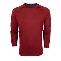 Greyson Men's Varsity Red Falcon Sport Long Sleeve Tee