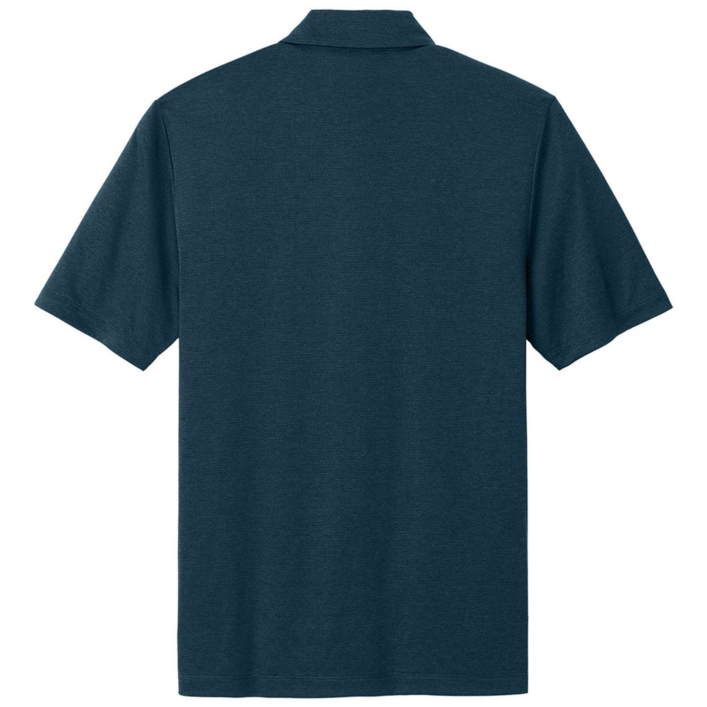 Mercer+Mettle Men's Insignia Blue Heather Recharge Jersey Polo