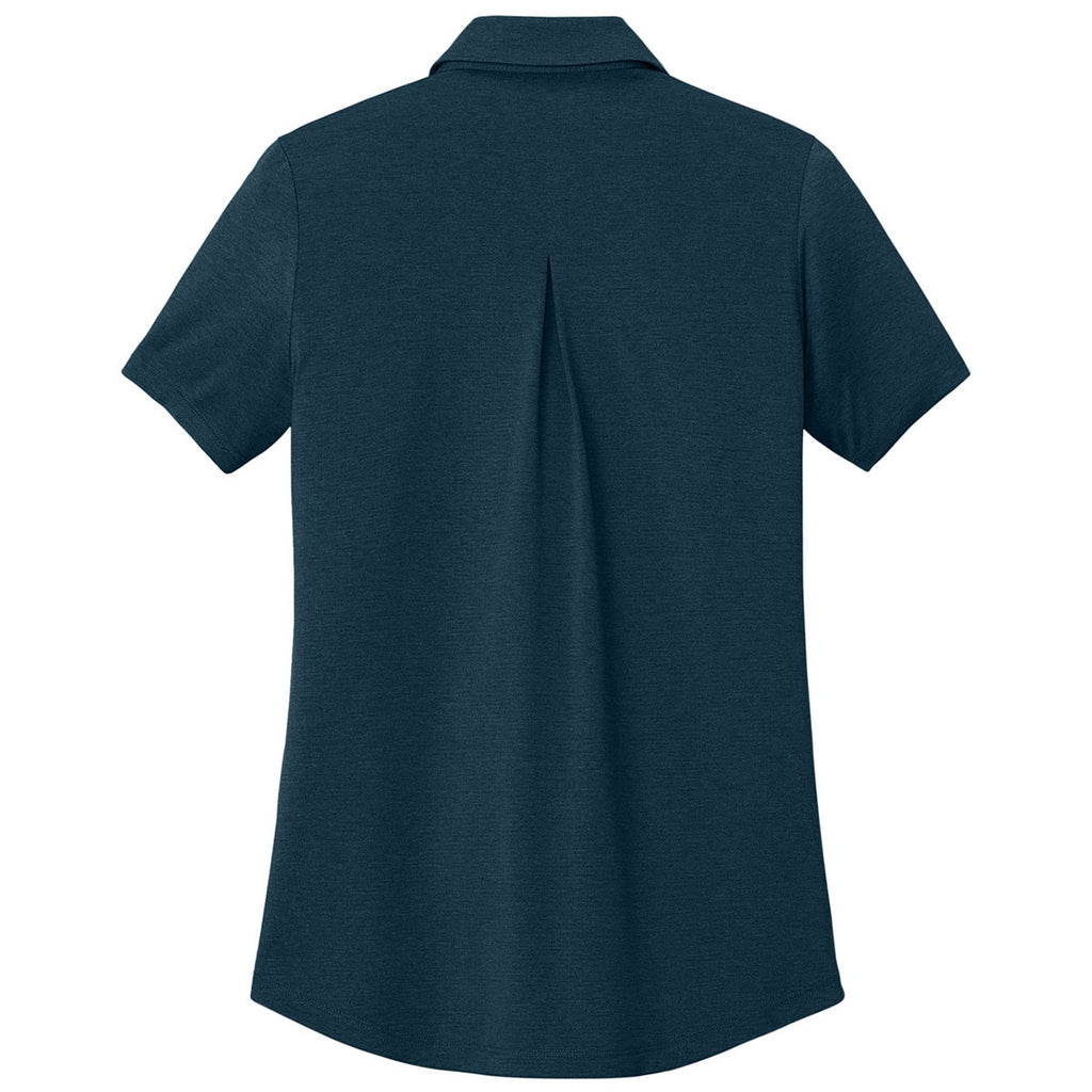 Mercer + Mettle Women's Insignia Blue Heather Recharge Jersey Polo
