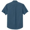Mercer+Mettle Men's Night Navy Dash Print Short Sleeve UV Capital Tech Shirt