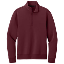 Mercer+Mettle Men's Burgundy Soft Spacer 1/4-Zip