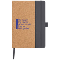 SnugZ Cool Grey Hickory FSC Certified Cork & Recycled PU Notebook