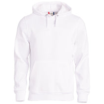 Clique Unisex White Stockholm Pullover Hoodie