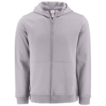 Clique Unisex Grey Melange Drive Recycled Full Zip Hooded Sweatshirt