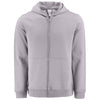 Clique Unisex Grey Melange Drive Recycled Full Zip Hooded Sweatshirt