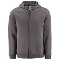 Clique Unisex Pure Slate Drive Recycled Full Zip Hooded Sweatshirt