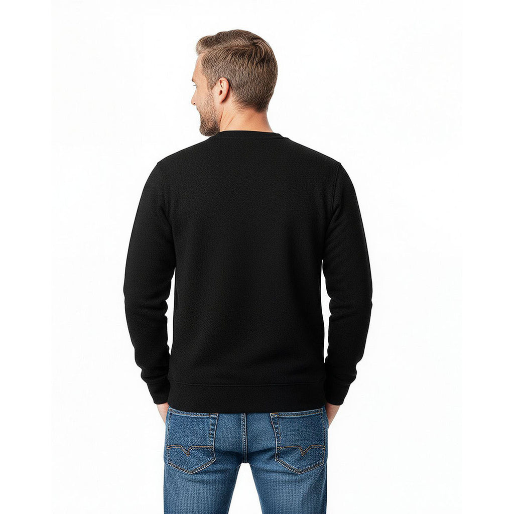 Clique Men's Black Haven Recycled Crewneck Sweatshirt