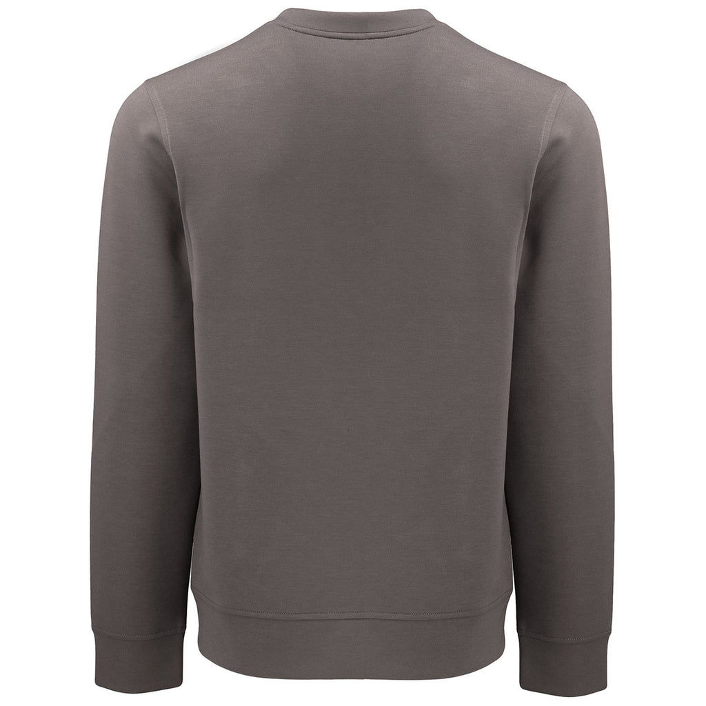 Clique Men's Pure Slate Haven Recycled Crewneck Sweatshirt