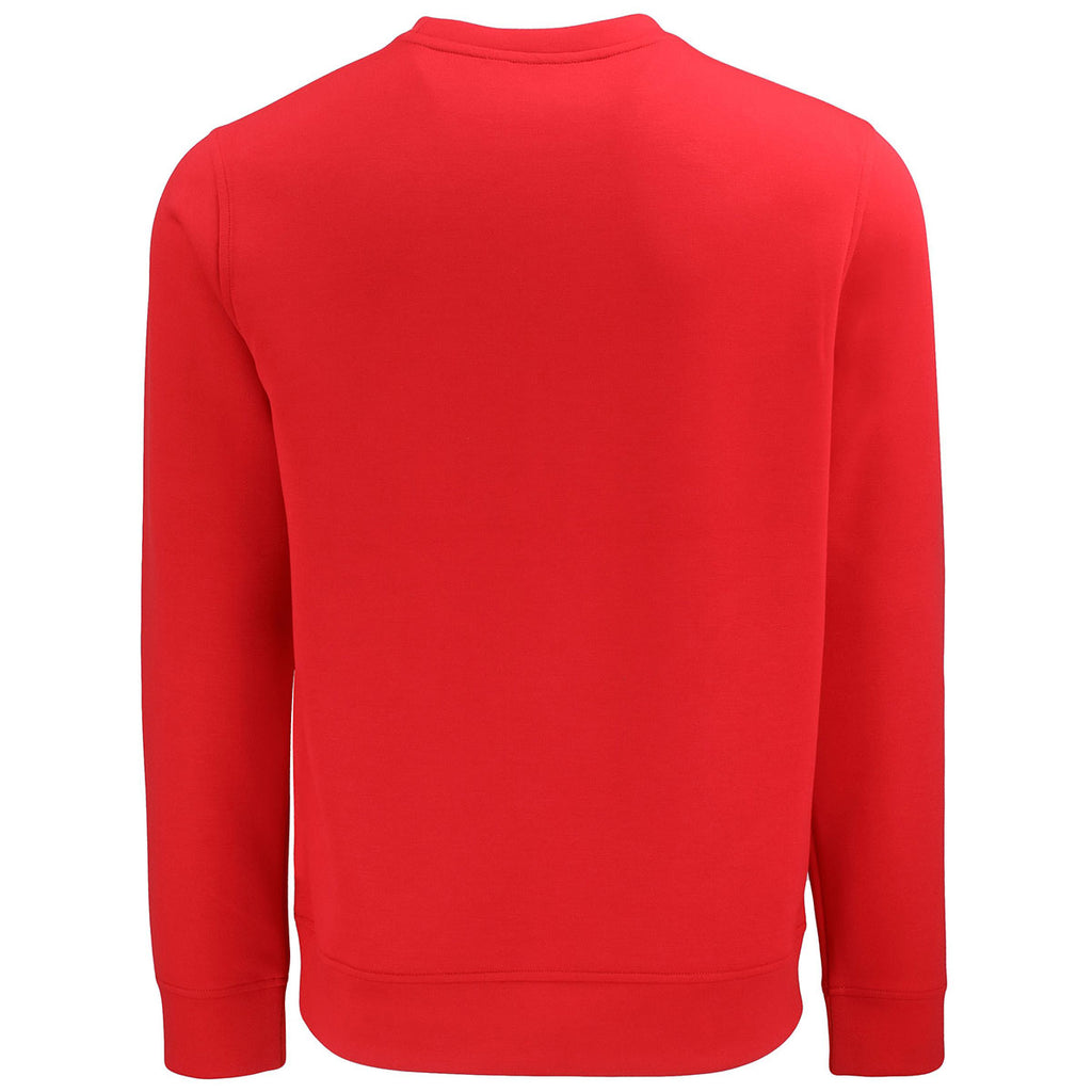 Clique Men's Red Haven Recycled Crewneck Sweatshirt
