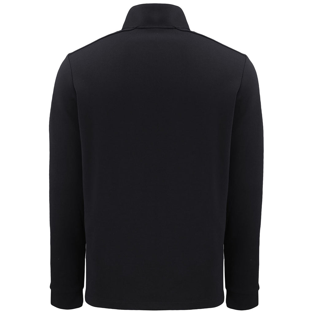 Clique Men's Black Haven Recycled Quarter Zip Pullover