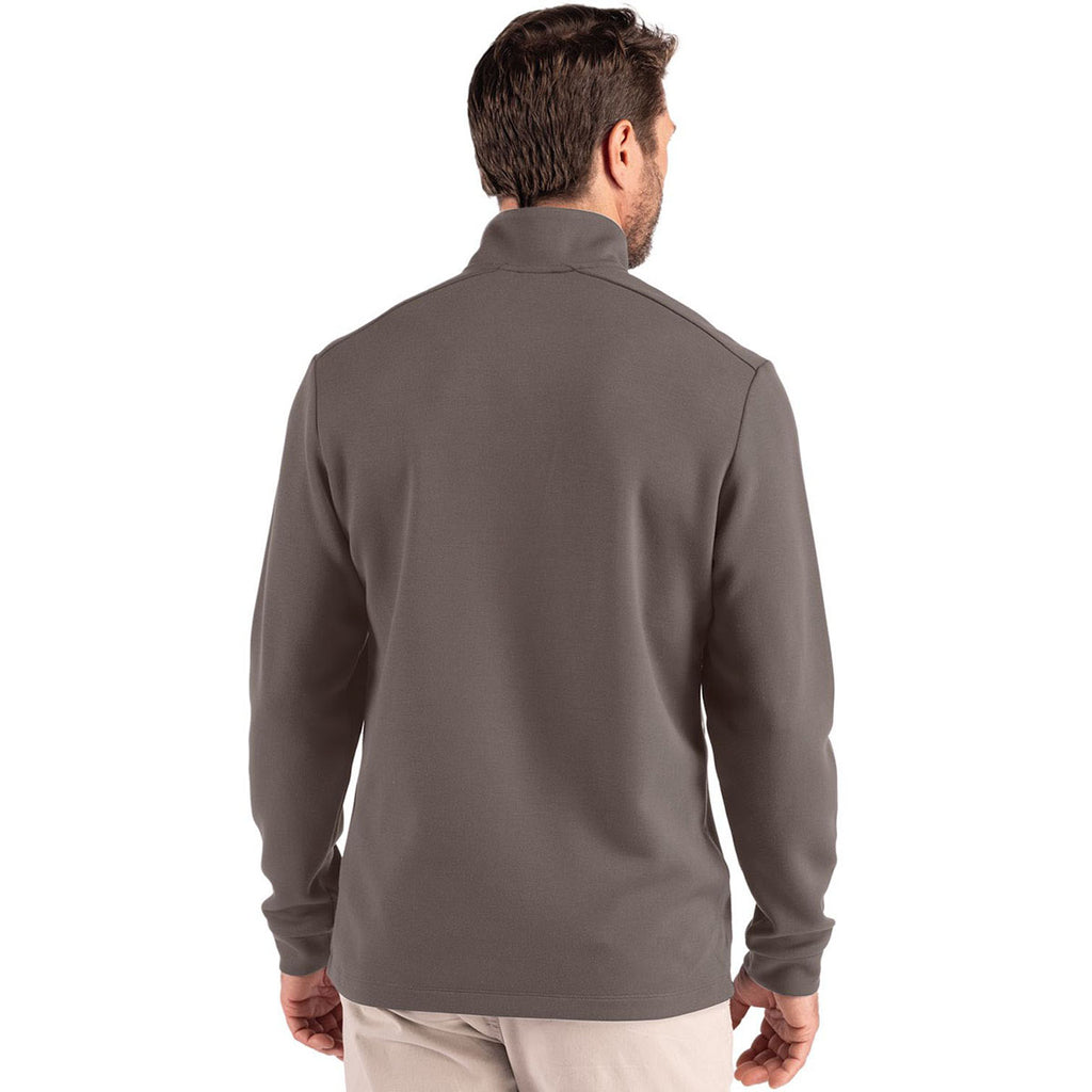 Clique Men's Pure Slate Haven Recycled Quarter Zip Pullover