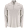 Clique Men's Silver Grey Heather Dash Recycled Quarter Zip Pullover