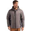 Clique Men's Pure Slate Valhalla Full Zip Puffer Jacket
