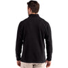Clique Men's Black Powder Recycled Fleece Quarter Zip Pullover