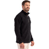 Clique Men's Black Powder Recycled Fleece Quarter Zip Pullover
