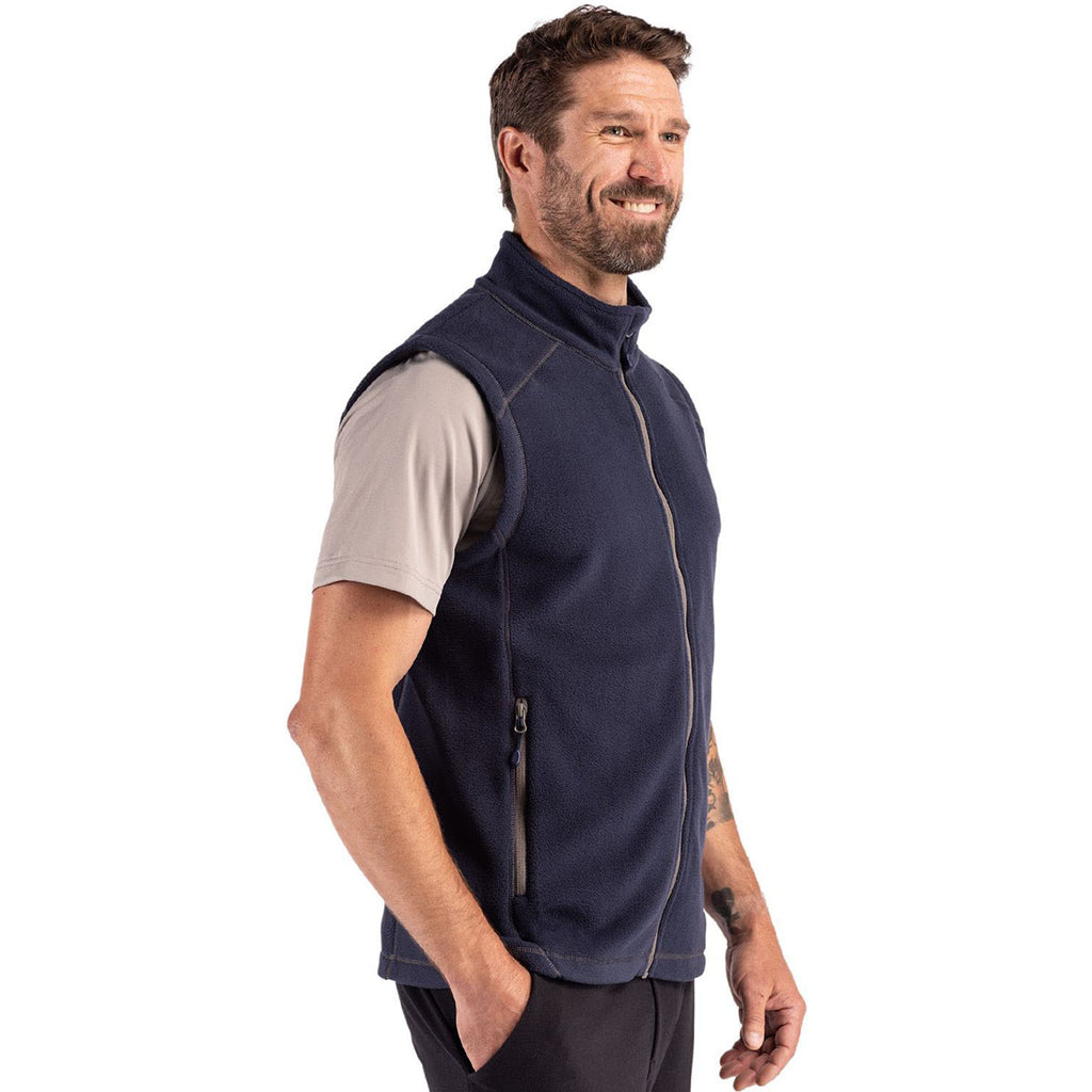 Clique Men's Dark Navy Powder Recycled Fleece Vest