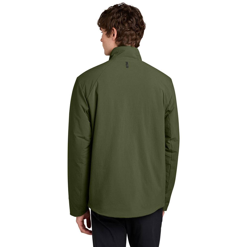 MiiR Men's Forest Moss Sashiko Full-Zip Stretch Puffy