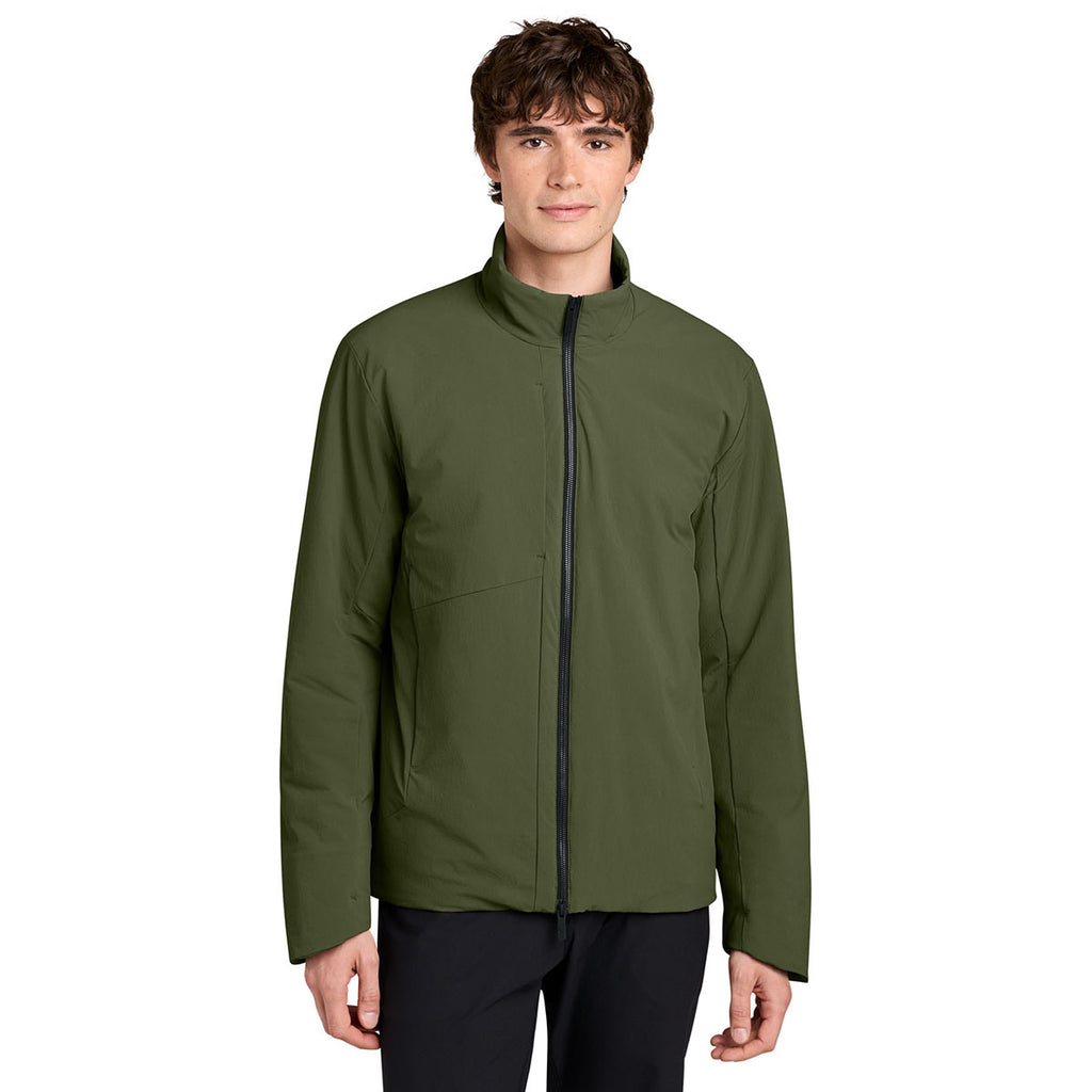 MiiR Men's Forest Moss Sashiko Full-Zip Stretch Puffy