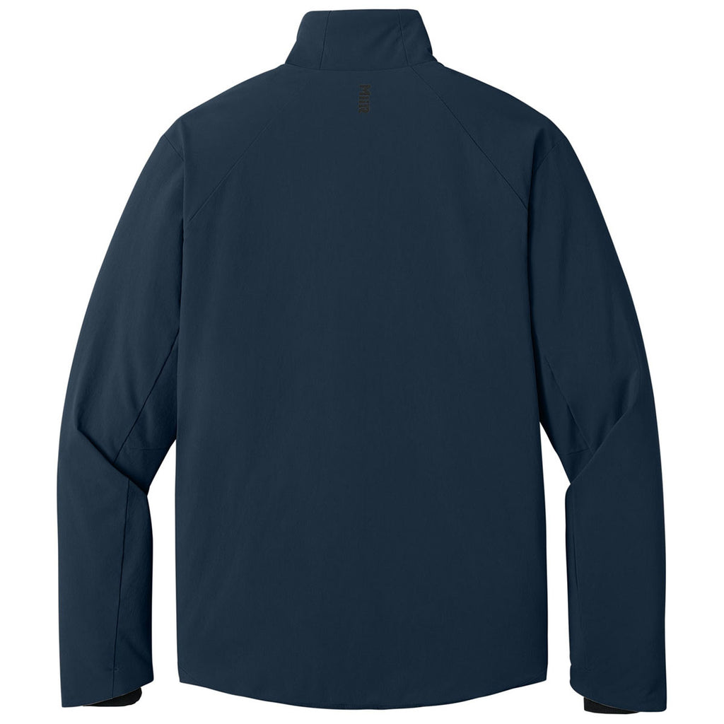 MiiR Men's Indigo Navy Sashiko Full-Zip Stretch Puffy