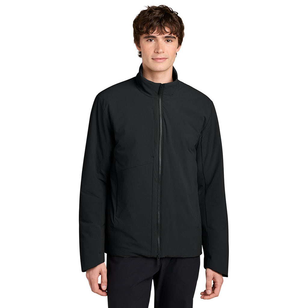 MiiR Men's Pitch Black Sashiko Full-Zip Stretch Puffy